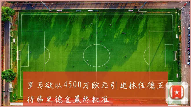 罗马欲以4500万欧元引进林伍德正待弗里德金最终批准